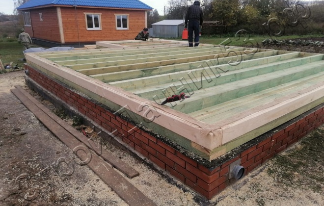 4 Брусовая баня проект заказчика, 6х6м, 42М²,  Тульская область, Щекинский район, село Голощапово (3)